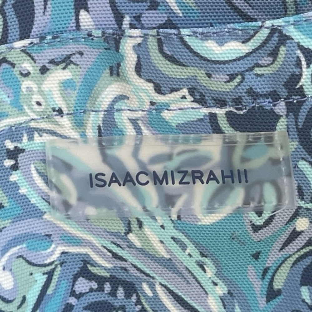 ISAAC MIZRAHI LIVE Bridgehampton Tote In Blue Paisley - Picture 10 of 12